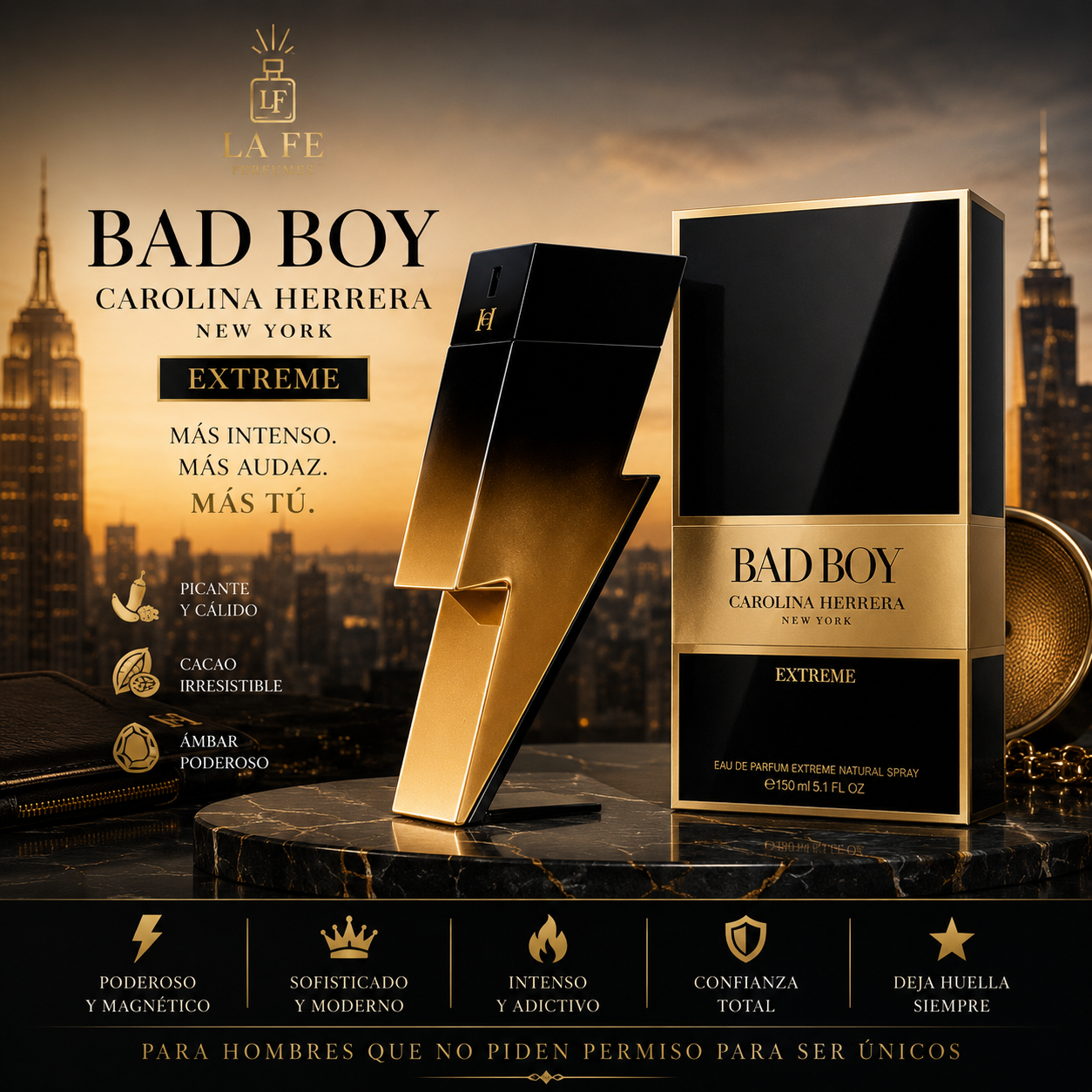 Carolina Herrera Bad Boy Extreme Men 150ml EDP